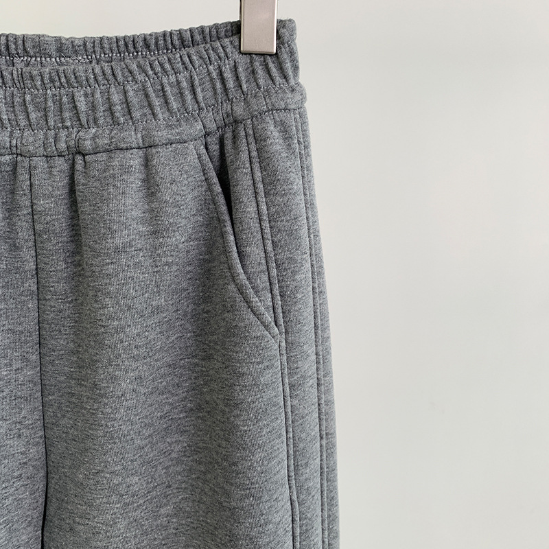 【 600g Cashmere Sweatpants 】 New thickened and fleece air cotton sporty and casual tight-fitting pants for slender and high-waisted women in winter Specification image
