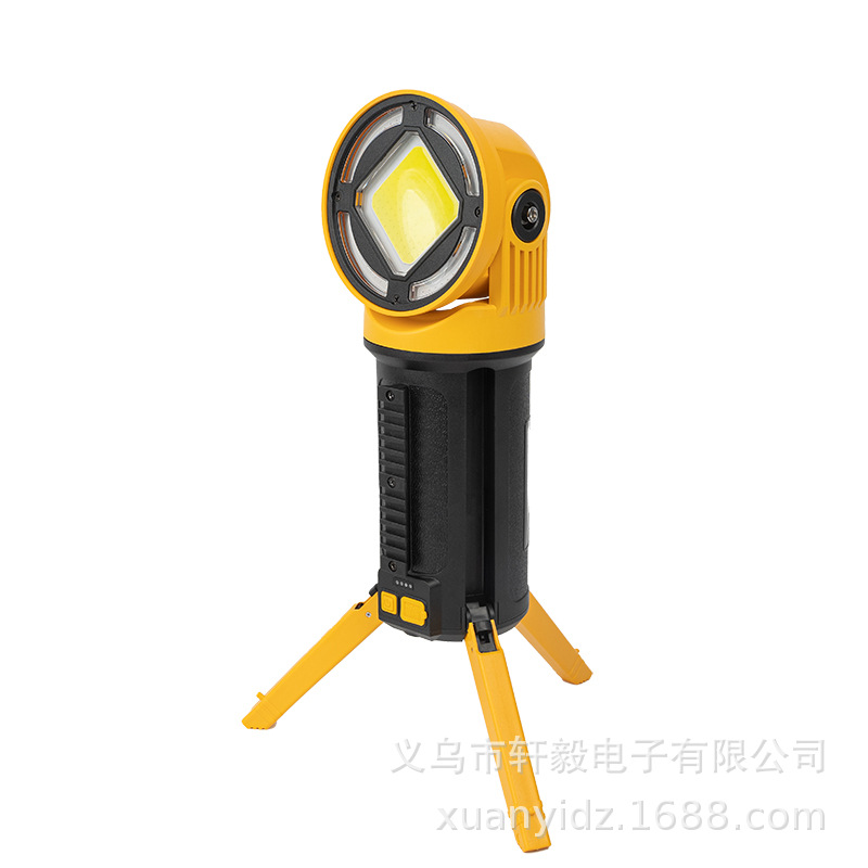 Cross-Border New Multi-Functional Charging Led Searchlight Strong Flashlight Outdoor High-Power Lighting Strong Hand Lamp