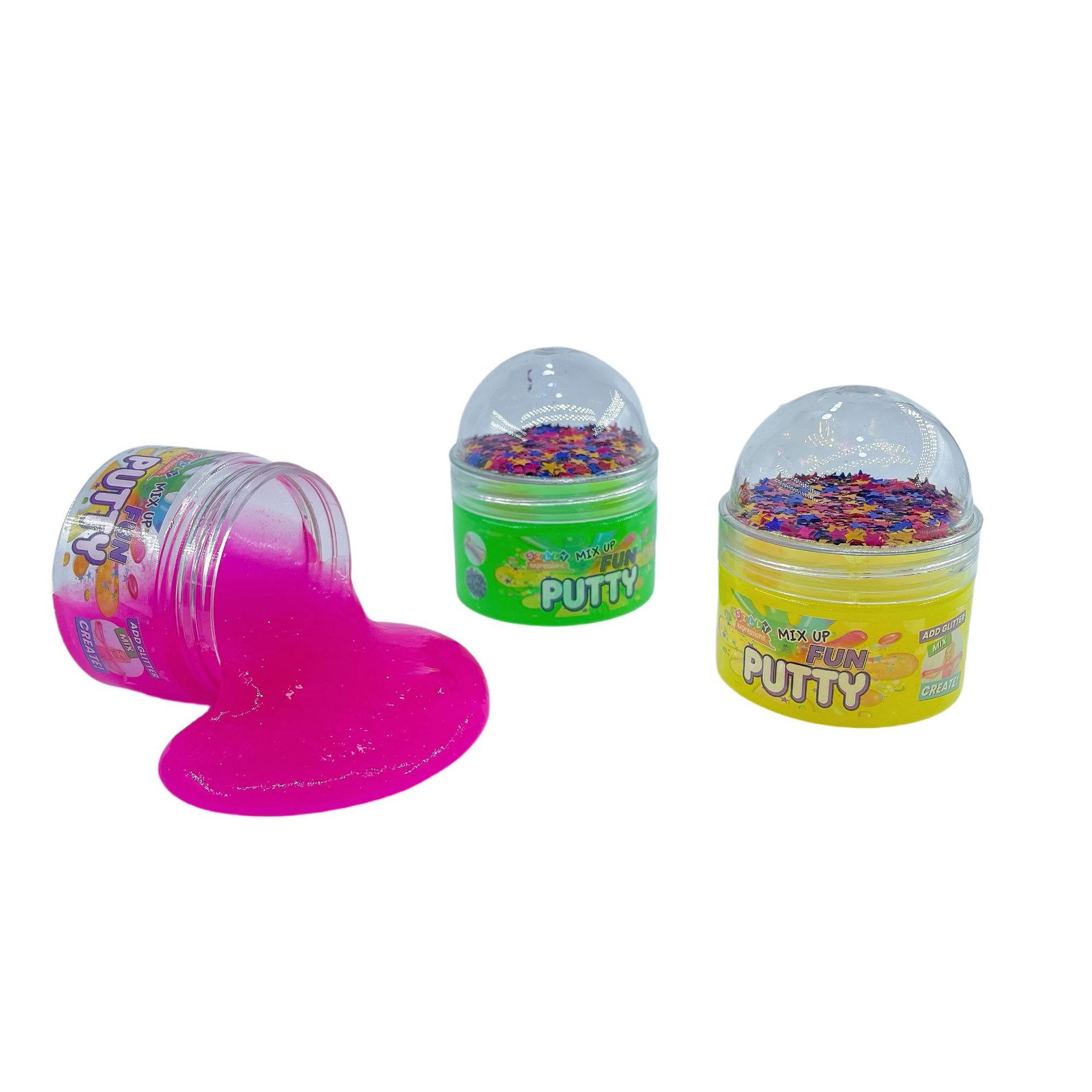 Colorful mud iceberg monochrome crystal mud children's toy Application Scenario