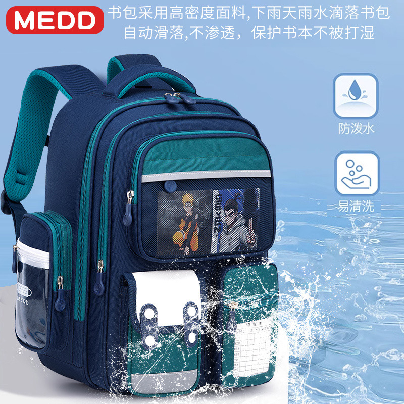 2024 New Primary School Students Multi-Layer Large Capacity Grade One To Six Oxford Cloth Backpack For Male And Female Students Application Scenario