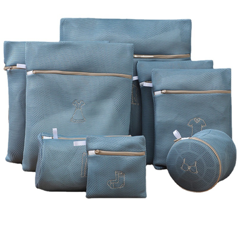 Wholesale Thickened Sandwich Embroidery Laundry Bag Japanese And Korean Double Embroidered Care Bag Bra Bag Anti-Deformation Mesh Bag Application Scenario