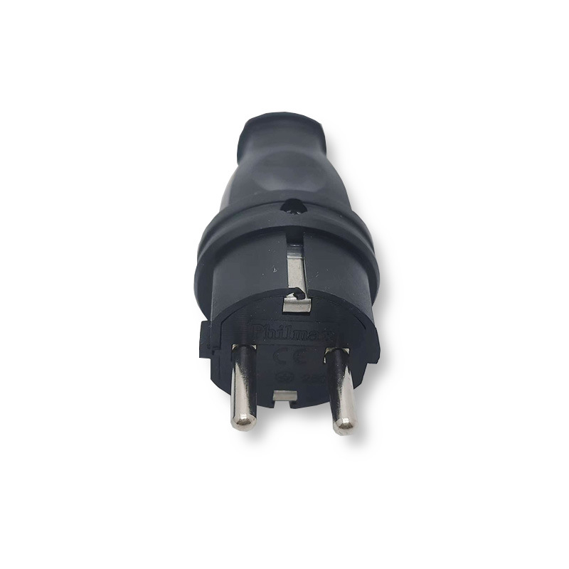 Craunot Factory Direct Black Cross-Border Foreign Trade European Standard German Standard Male And Female Home Wiring Socket Industrial Plug details Picture