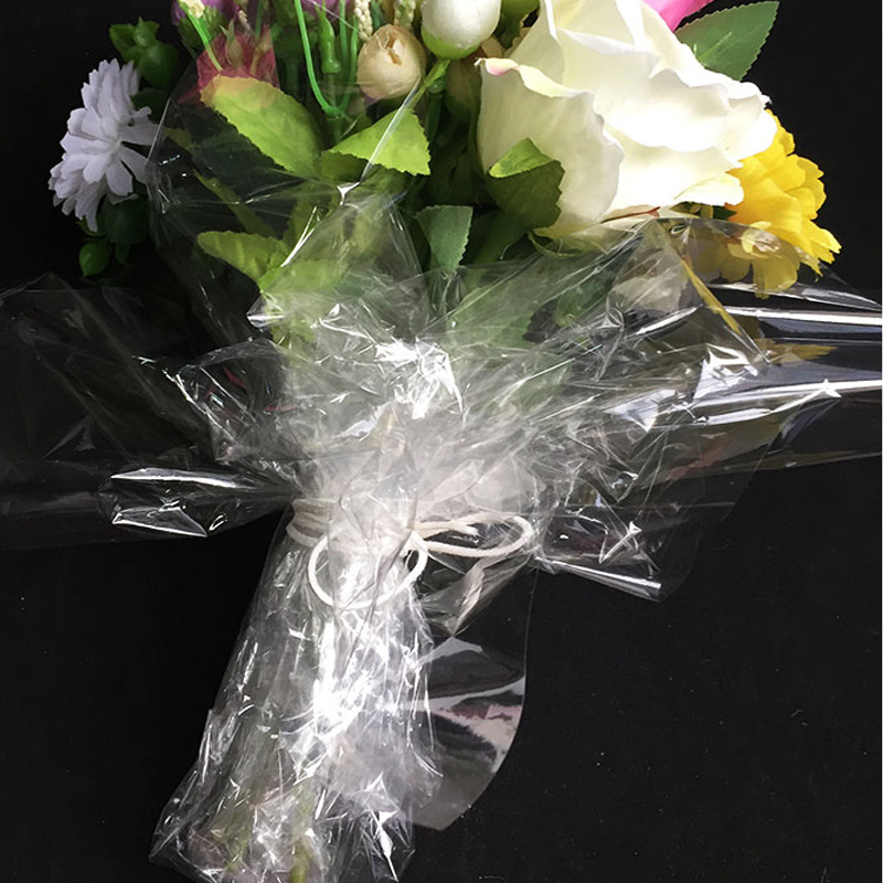 透明玻璃纸opp塑料膜 鲜花包装纸材料花束内衬打底防水纸多种规格