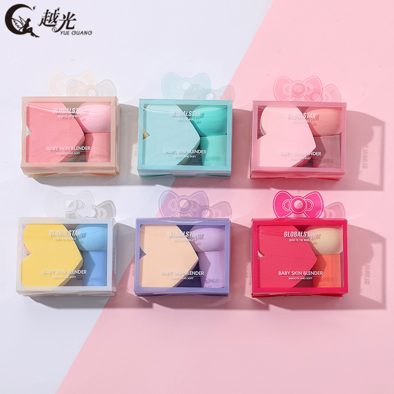 Small Mushroom Head Powder Puff Air Cushion Round Head Mushroom Head Do Not Eat Powder Puff Cotton Makeup Egg Love Powder Puff
