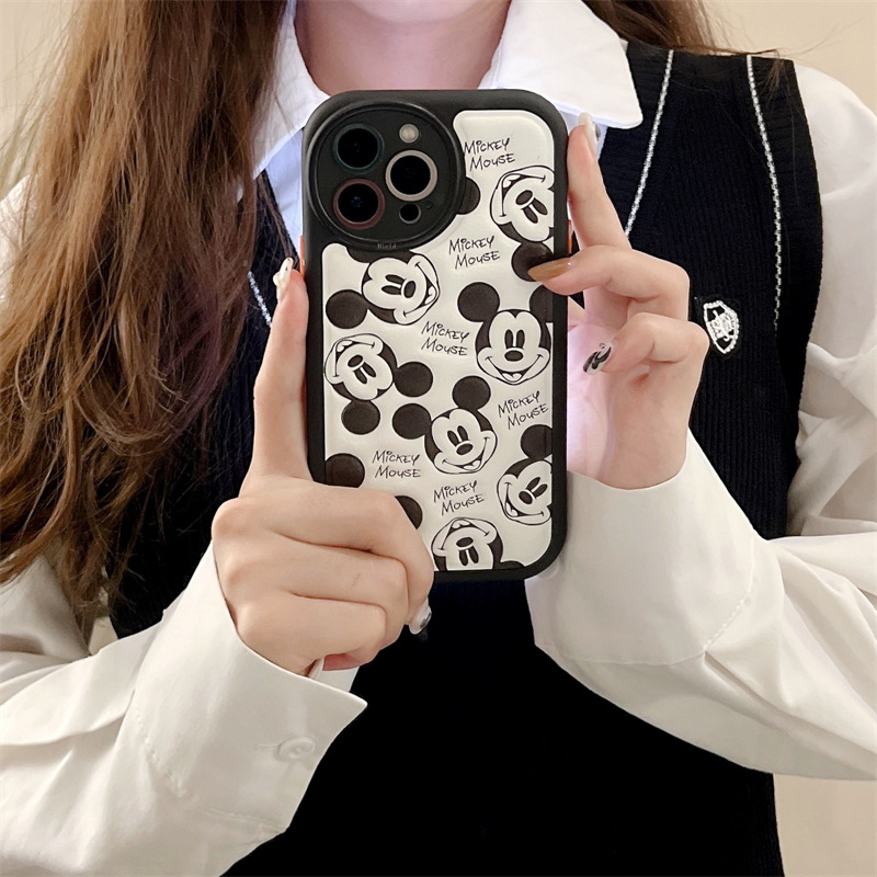 Big Head Mouse stereo for iPhone14Plus/13promax Apple 12/11 mobile phone case silicone protection details Picture