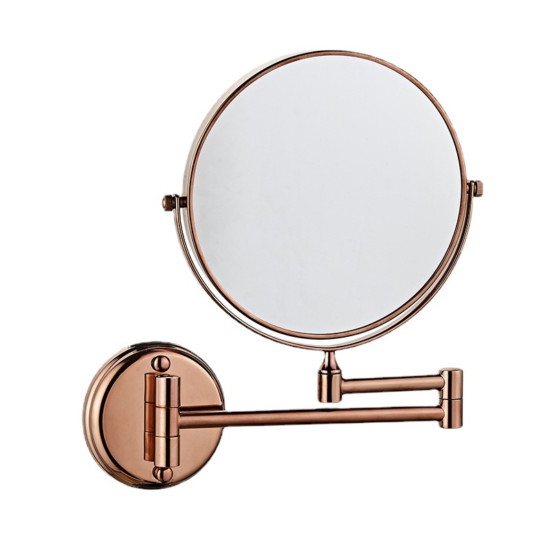 Perforation-Free Hotel Telescopic Mirror Wall Hanging Mirror Bathroom Magnifying Mirror Folding Beauty Mirror Bathroom Makeup Mirror Wholesale Application Scenario