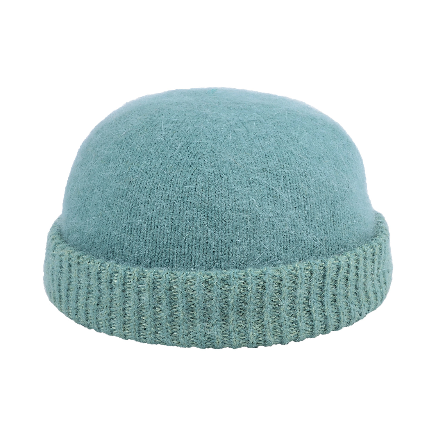 Watermelon Hat Autumn/Winter Male Yuppie Hat Winter Rabbit Hair Landlord Hat Female Hip Hop Plush Hat Shaved Vintage Melon Skin Hat Item Picture
