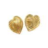 2024 Cross-border bestsellers: Fashionable and versatile, light luxury style, heart-shaped stud earrings, high-end ins style, internet-famous style, elegant Item Picture