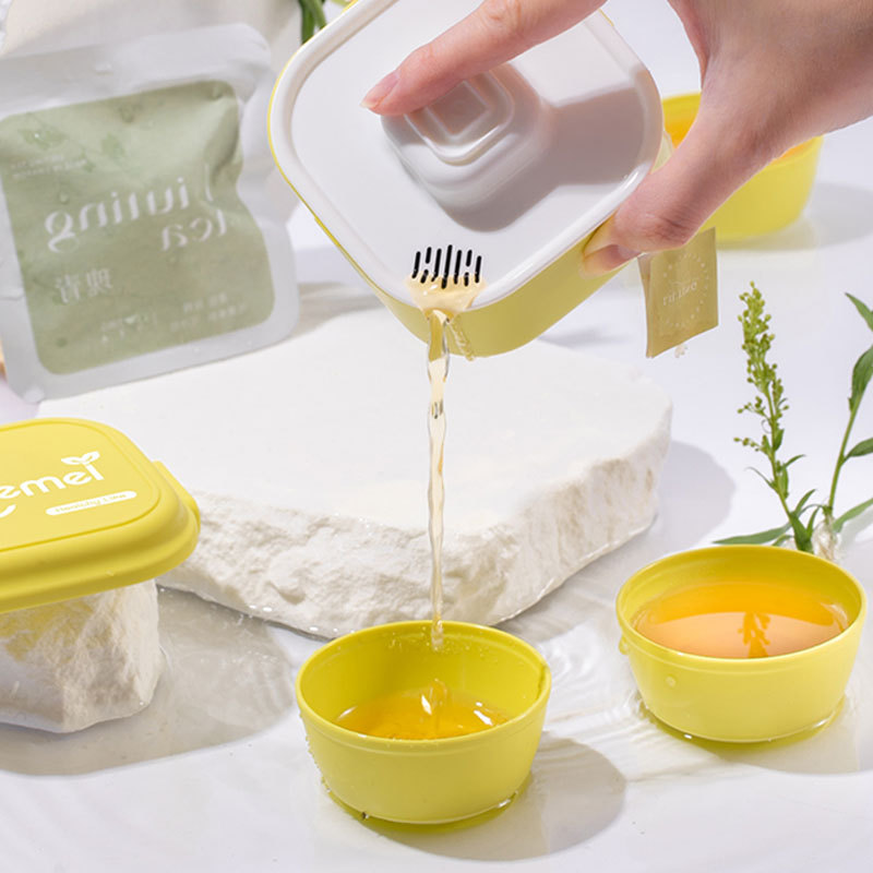 Portable travel tea set, Quick Guest cup, outdoor camping tea drinking and brewing equipment set, travel portable kung Fu tea cup details Picture