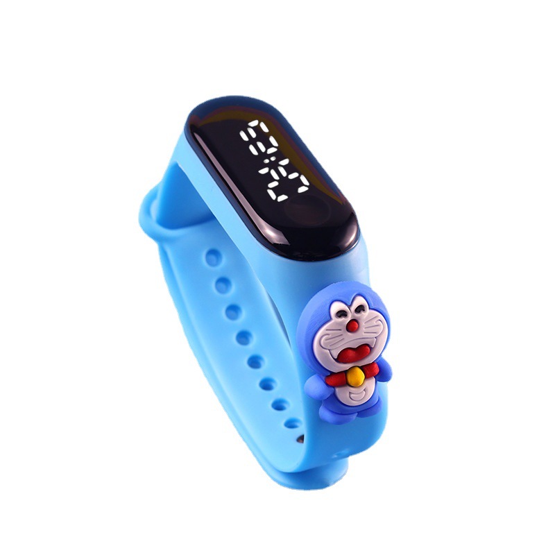 Wholesale waterproof cartoon children's Mi 3 white light LED electronic watch, primary school sports doll wristband watch in stock Item Picture