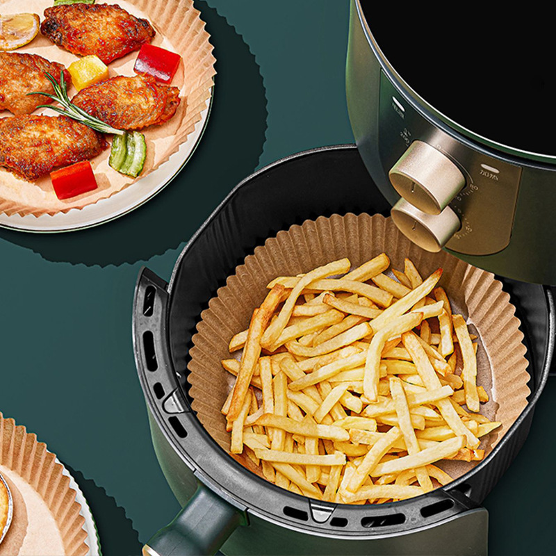 Household Baking Paper Mat Greaseproof Paper Tray Designed For Air Fryers Greaseproof Air Fryers Baking Paper Mat Cross-Border Specification drawing