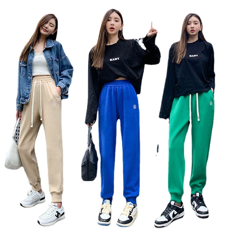 In 2022, The New Winter Windproof Space Pants For Women Korean Version Of Loose Casual Sports Pants Draping Nano Thermal Insulation Sweatpants Item Picture