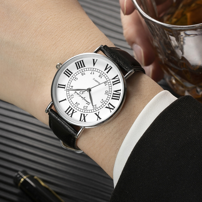 Manufacturers Wholesale Watches Men's Belt Men's Watch Thin Simple Business Casual Fashion Quartz Watch Men's Watch Application Scenario