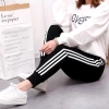 Loose and thin women's sportswear pants for spring and Summer 2024 Korean style, fashionable and versatile middle school student BF casual petite pants details Picture