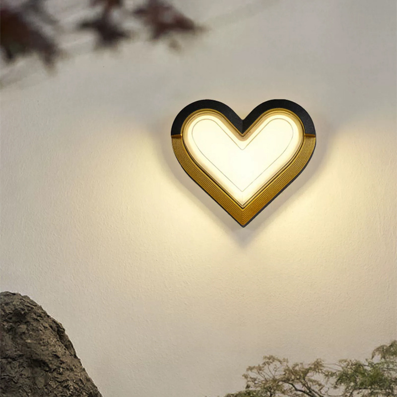 Led Geometric Shape Wall Lamp Diamond Shape Wall Lamp Outdoor Courtyard Wall Lamp Modern Villa Wall Lamp Geometric Shape Waterproof Outdoor Wall Lamp Oval Wall Lamp Item Picture