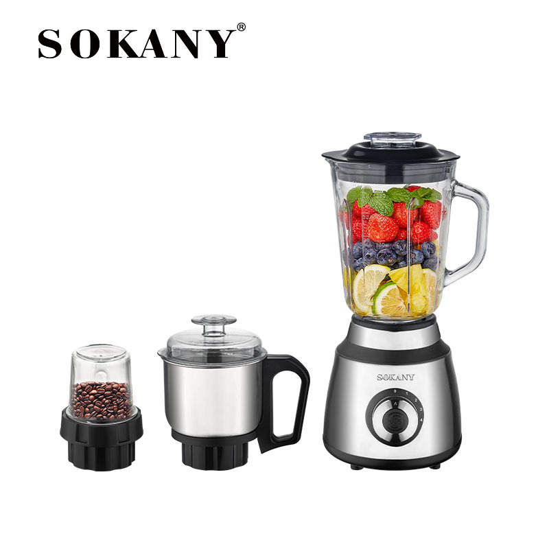 Export SOKANY03027 juicer, multi-functional 3-in-1 bean grinding and juicing blender, stainless steel baby food machine Application Scenario