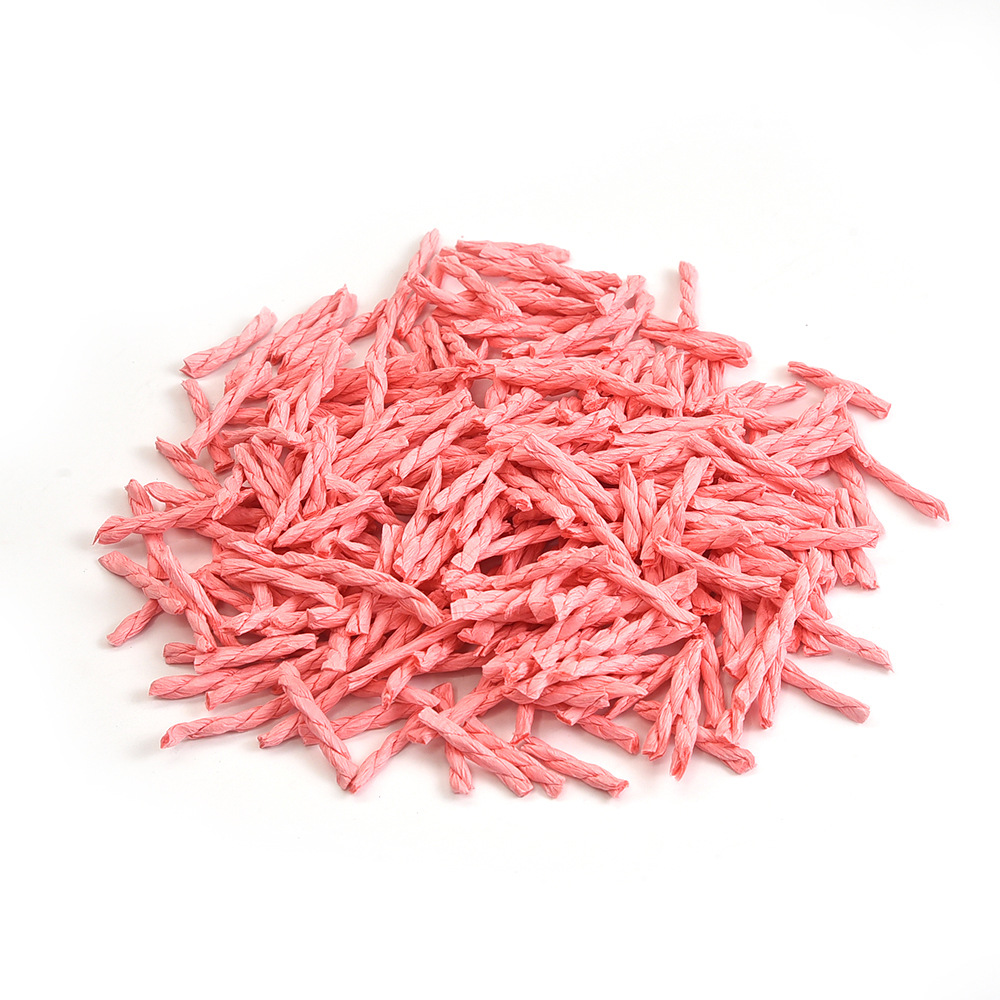 麻绳/棉绳/手工拉菲草绳/米色尼龙绳/腰绳白底实物图