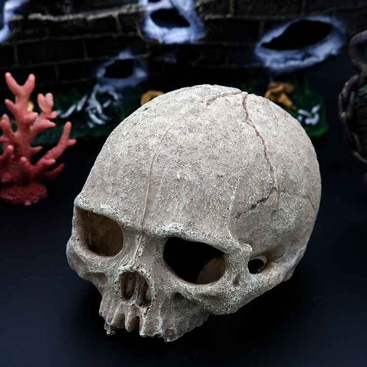 Aquarium decoration artificial animal and plant resin decoration fish shrimp pumpkin escape house Halloween scenery decoration Application Scenario