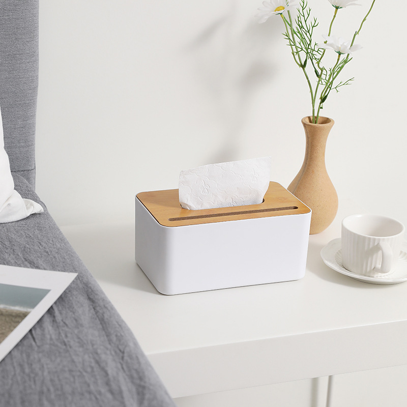 Simple desktop tissue paper box, home restaurant coffee table, remote control, separated tissue paper box, gift, advertising logo