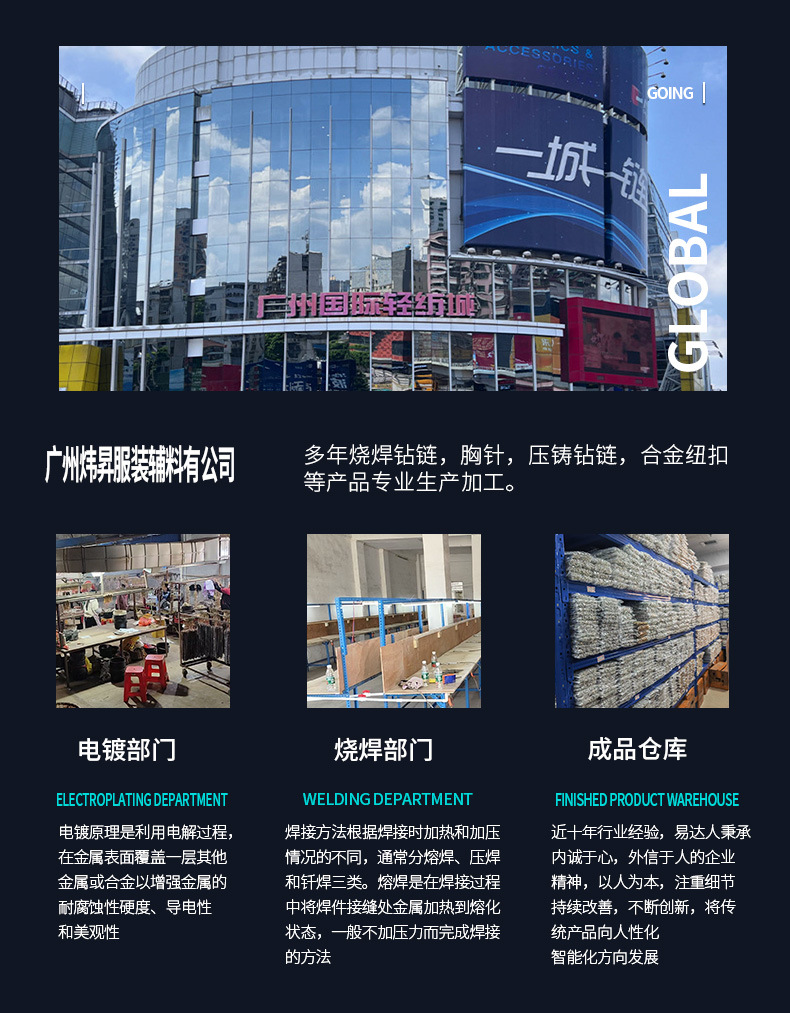 时尚轻奢风满钻爪链百搭钻链diy服装水晶服饰饰品辅料配饰烧焊链详情8