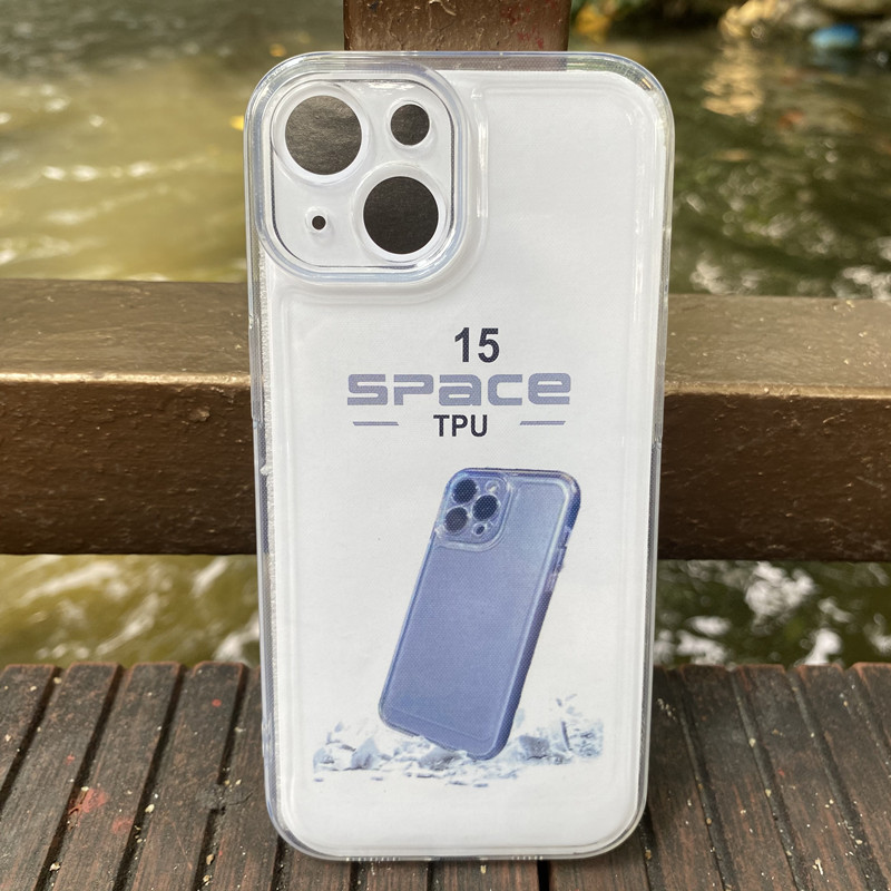 Anti-drop Empty Shell Straight Edge King is suitable for iphone15 PRO MAX and Apple 14PLUS transparent tpu phone cases Specification image