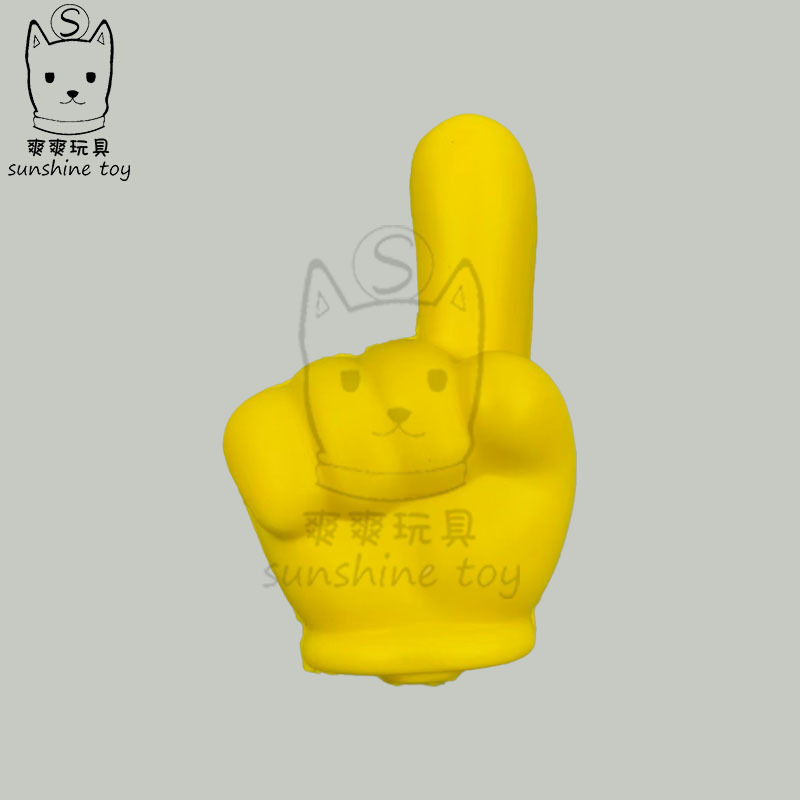 Cross-border large-sized PU sponge finger children's reading stick, stress-relieving toy foam stress-relieving gesture telescopic finger stick manufacturer details Picture