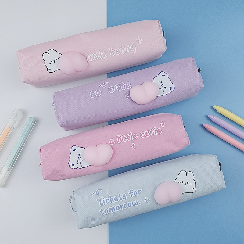 减压笔袋日系高颜值男孩网红解压铅笔袋可爱女孩小学生儿童文具袋