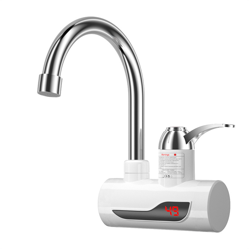 Cross Border Faucet Heater Kitchen Dishwashing Quick Hot Small Kitchen Treasure Over Tap Water Hot Electric Faucet Specification drawing