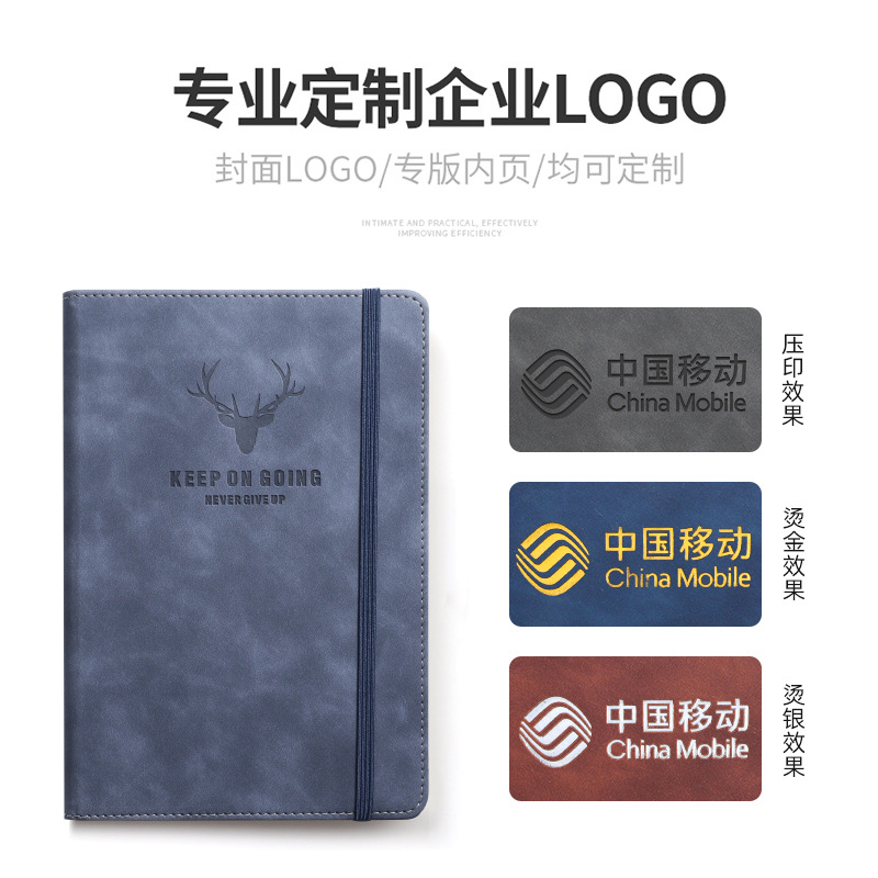 A5 Paperback Elastic Sheepskin Business Gift Box Notebook Printed Logo Notepad Student Stationery Wholesale Application Scenario