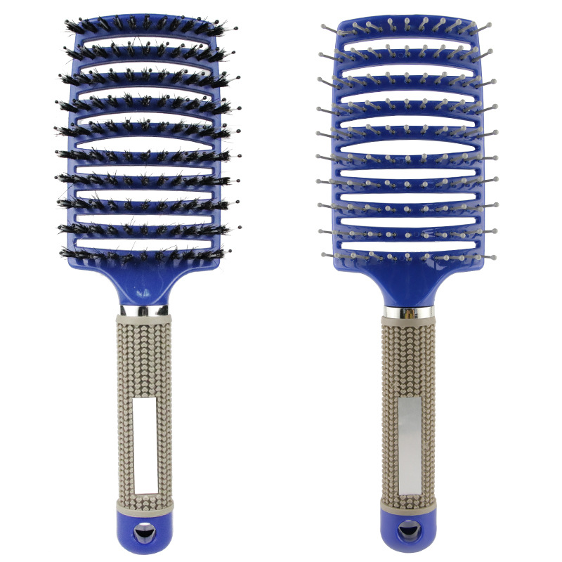 Foreign Trade Hot Multi-Color Big Curved Comb Ribs Hair Massage Styling Hair Comb Comb Hair Comb Curly Back Comb Item Picture