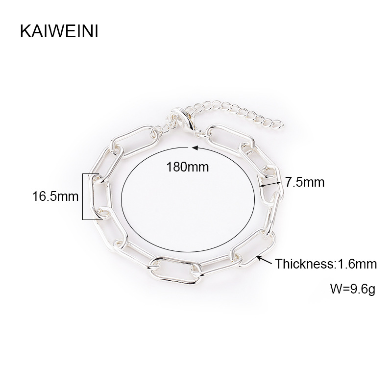 Europe And The United States Cross-Border Jewelry Copper Plating Fashion Bracelet Women All Ins Style Fashion Simple Hand Bracelet Jewelry Application Scenario