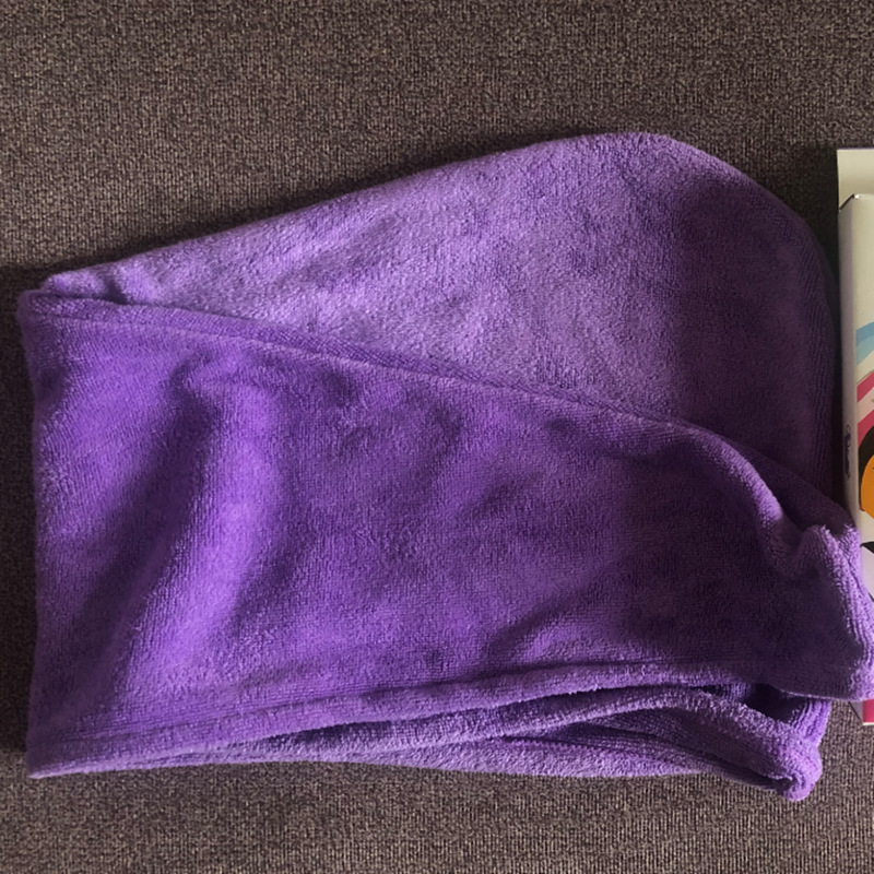 Dry hair cap, shower cap, quick-absorbing quick-drying towel, ultra-fine fiber thickened dry hair towel Item Picture