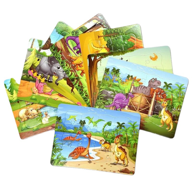اللعب بالألواح المصنوعة من الورق المقوى، رسوم كرتونية مبتكرة للأطفال Item Picture