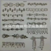Diamond chain dance costumes, wedding dresses, shoes, hats, headwear, fancy rhinestone tassels, chain accessories Specification image