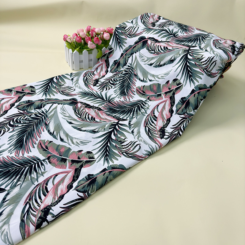 Direct sales from the manufacturer of polyester fabric beach pants, beach dresses, plain chiffon four-sided elastic fabric Specification image