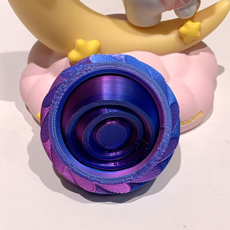 3d process printed rotating gyroscope, a stress-relieving 3D toy for children and students, a must-play tool for adults, and an educational tool Item Picture
