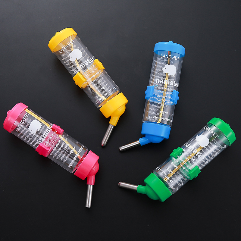 宠物用品批发仓鼠喂水器兔子龙猫喝水壶滚珠挂式饮水器工厂现货发