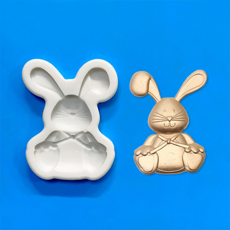 Fondant Forest Animal Farm Silicone Mold Sheep Owl Grinder Easter Bunny Chocolate Mold Application Scenario