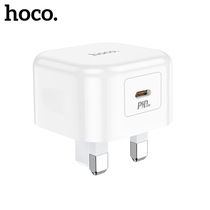 Hoku C91B English standard PD20W Fast charger set T to L for Apple iPhone12 charging