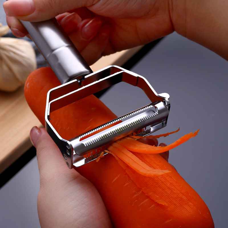 Stainless steel peeler, fruit peeler, potato, apple and melon peeler, household kitchen vegetable peeler