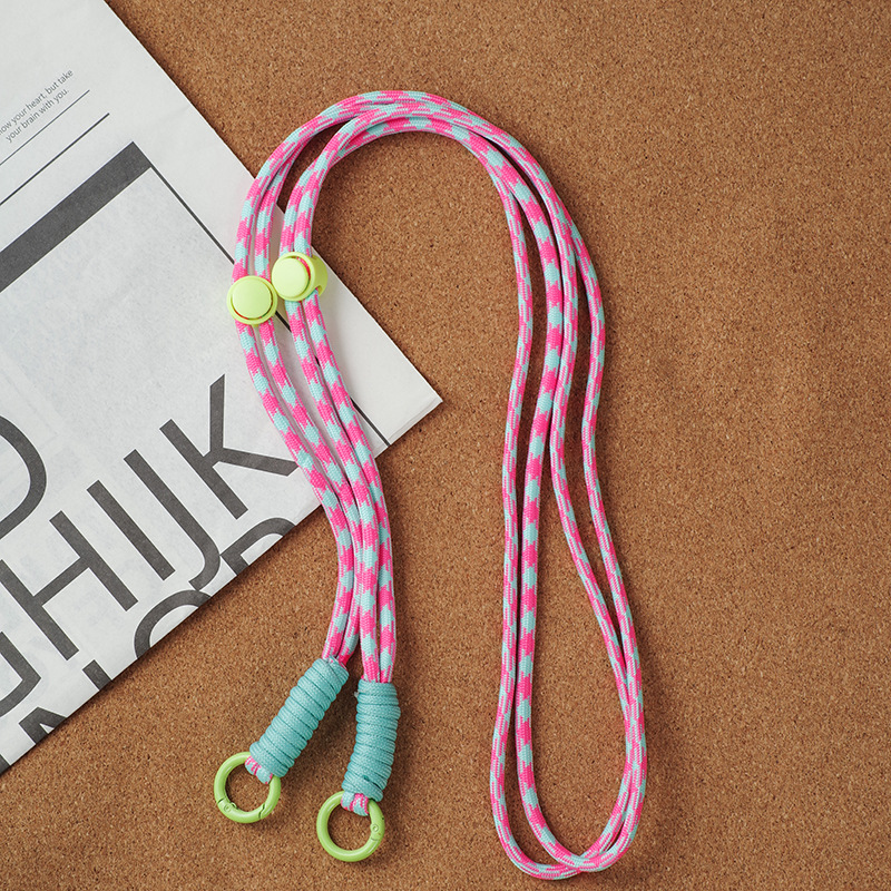 可调节手机挂绳斜跨手机背带夹挂绳手机通用斜挎链条吊绳可定制详情4