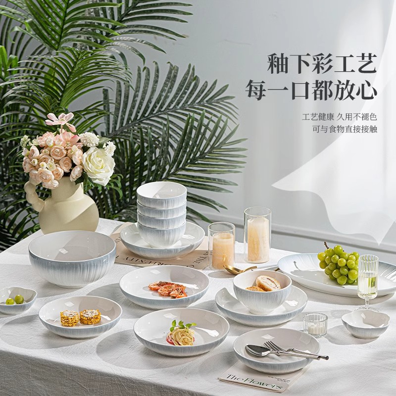 密胺餐具碗/碗碟盘子/不锈钢碗/密胺碗塑料/餐具景德镇产品图