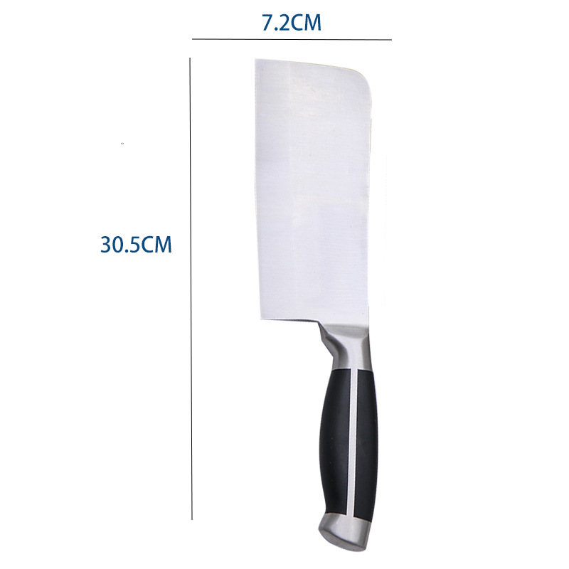 Hollow Horseshoe Handle Kitchen 9-Piece All-Steel Household Combination Knife Gift Set Bone Knife Simple Kitchenware Specification drawing