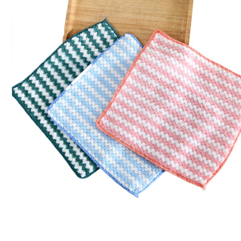 Cationic Dishwashing Cloth Kitchen Dishwashing Cloth Does Not Stick To Oil Absorbent Does Not Drop Hair Household Goods Cleaning Cloth Wholesale Item Picture