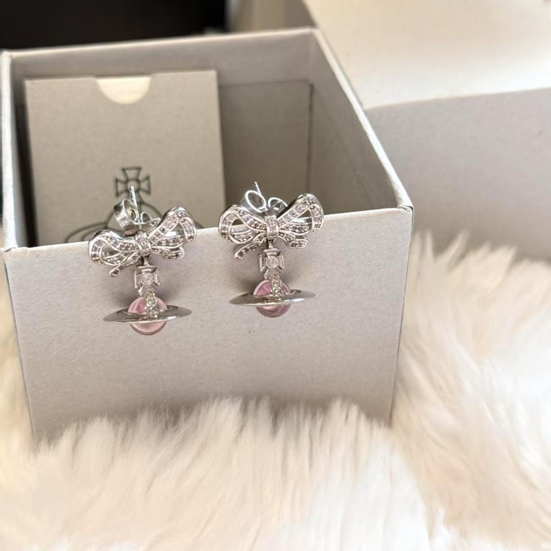 【蝴蝶结系列】西太后新款蝴蝶结手镯 蝴蝶结巴洛克项链轻奢小众详情19