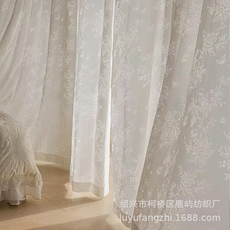 柔纱帘/ins风高级/奶油原木风/情趣用品白底实物图