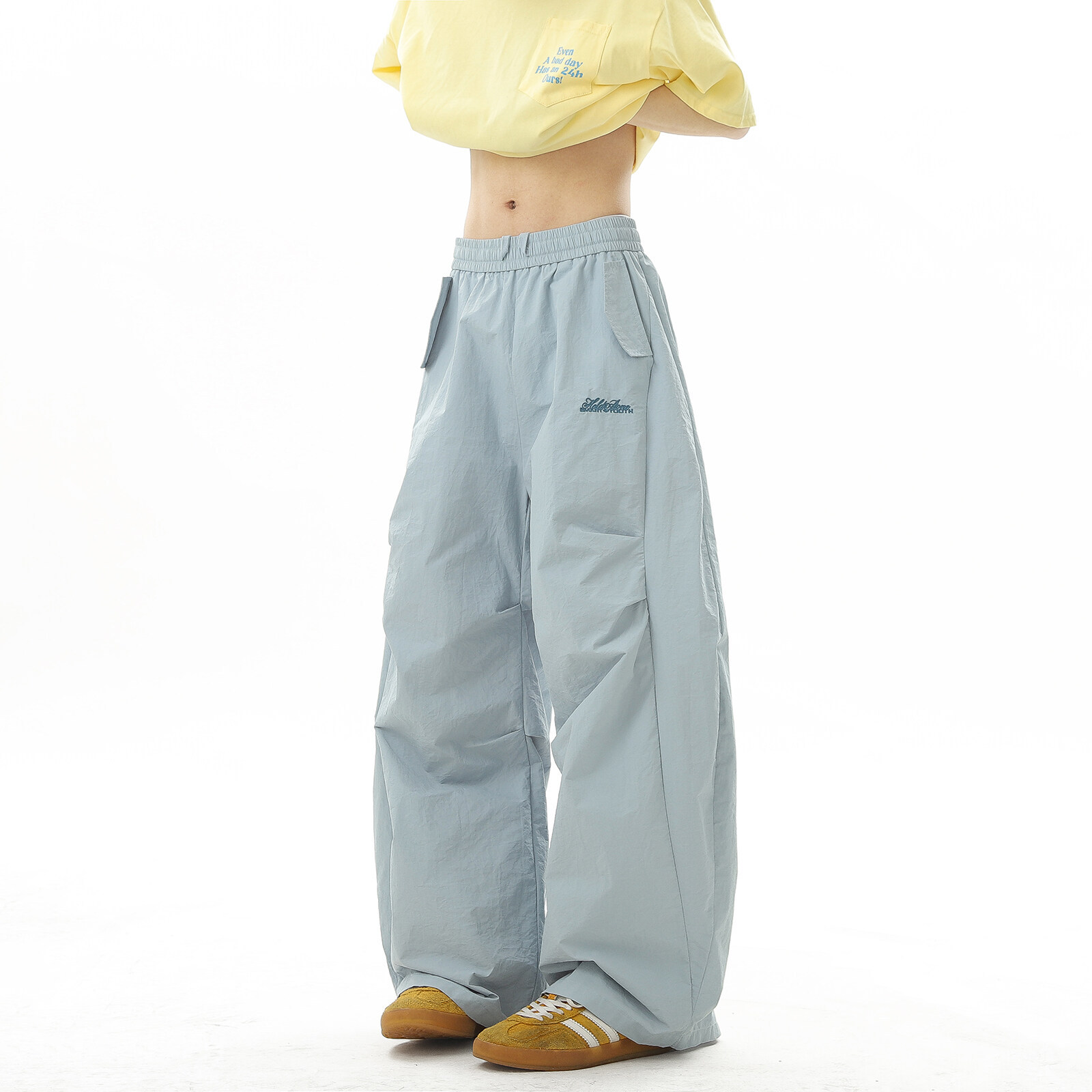 Dopamine Spring/Summer dance Pants, men's and women's outdoor down Pants, American street dance Casual Pants, Paratrooper pants, waterproof sports pants Item Picture