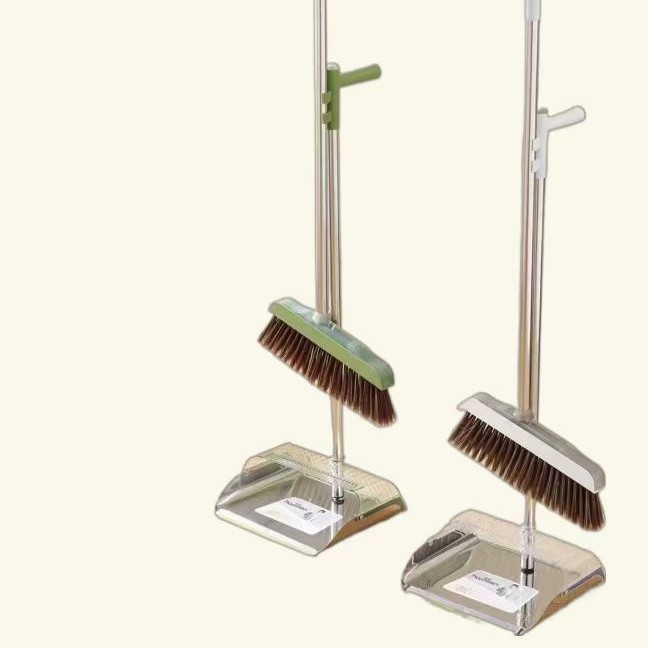 Wholesale of multiple simple broom and dustpan combinations, thickened transparent high-end household brooms, sweeping brooms, dustpans and brooms Application Scenario