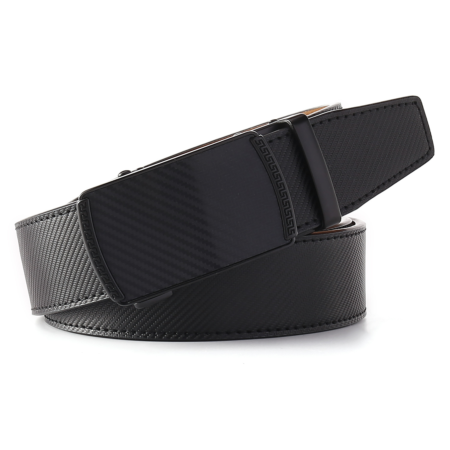 跨境外贸男士皮带二层牛皮男士真皮自动带商务百搭腰带现货皮带男详情3