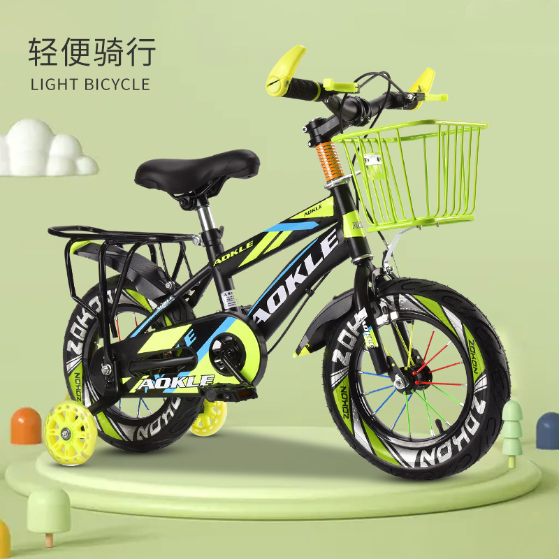 儿童自行车 男孩宝宝脚踏车 碳钢车小孩单车女童车子 批发童车
